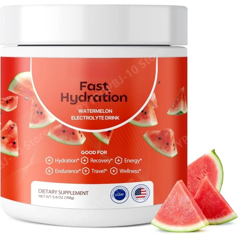 Electrolyte Supplements Watermelon Flavor Sugar Free Hydration Mix with Sodium Potassium Magnesium Calcium Travel Jar
Electrolyte Supplements Watermelon Flavor Sugar Free Hydration Mix with Sodium Potassium Magnesium Calcium Travel Jar