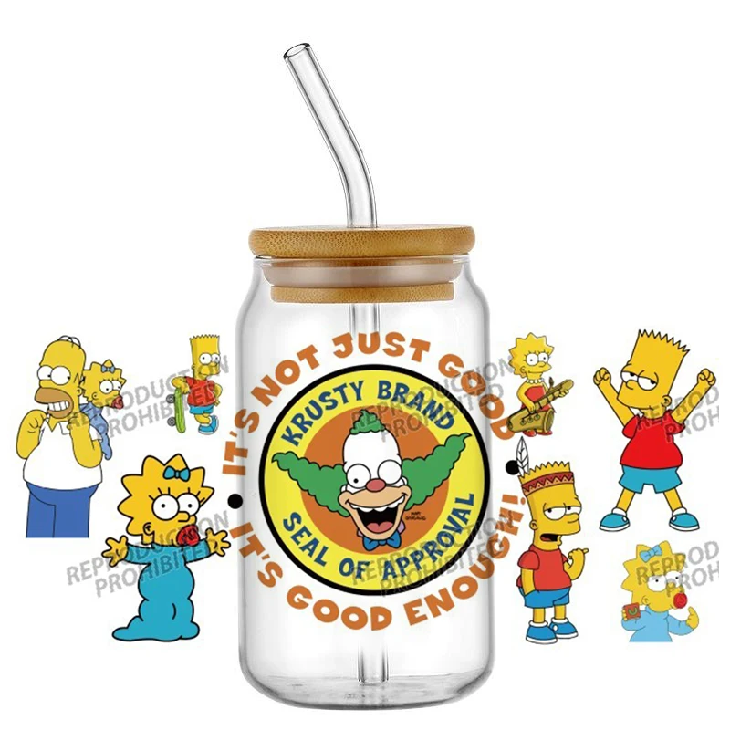 Popular Animated Sitcom The Simpsons 3D Sticker Decals UV DTF For 16oz Libbey Glass Cup Mug Coffee Car Wrap DIY
Popular Animated Sitcom The Simpsons 3D Sticker Decals UV DTF For 16oz Libbey Glass Cup Mug Coffee Car Wrap DIY