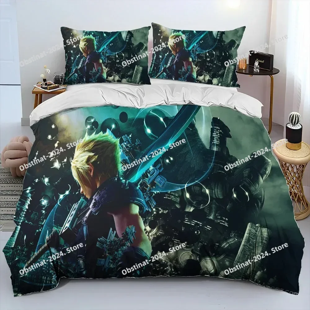 Top Final Fantasy Series Games Cartoon Comforter Bedding Set,Duvet Cover Bed Set Quilt Cover Pillowcase,king Queen Size bedroom 
Top Final Fantasy Series Games Cartoon Comforter Bedding Set,Duvet Cover Bed Set Quilt Cover Pillowcase,king Queen Size bedroom