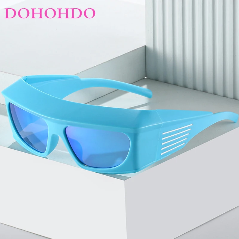 DOHOHDO Oversized Steampunk Y2K Sports Sunglasses For Women Men Punk Sun Glasses 2024 Brand Rectangle Lady Eyewear Shades UV400
DOHOHDO Oversized Steampunk Y2K Sports Sunglasses For Women Men Punk Sun Glasses 2024 Brand Rectangle Lady Eyewear Shades UV400
