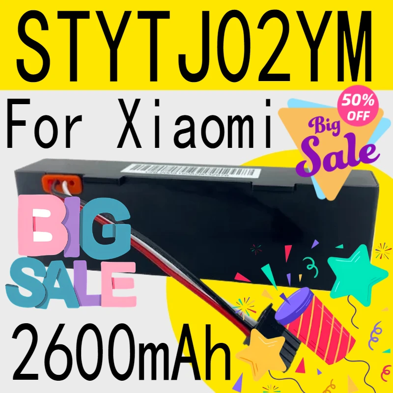 Replacement Li-ion Battery Pack 2600mAh For Xiaomi STYTJ02YM V2 V2pro V3 V3pro Robotic Vacuum Cleaner rechargeable parts
Replacement Li-ion Battery Pack 2600mAh For Xiaomi STYTJ02YM V2 V2pro V3 V3pro Robotic Vacuum Cleaner rechargeable parts
