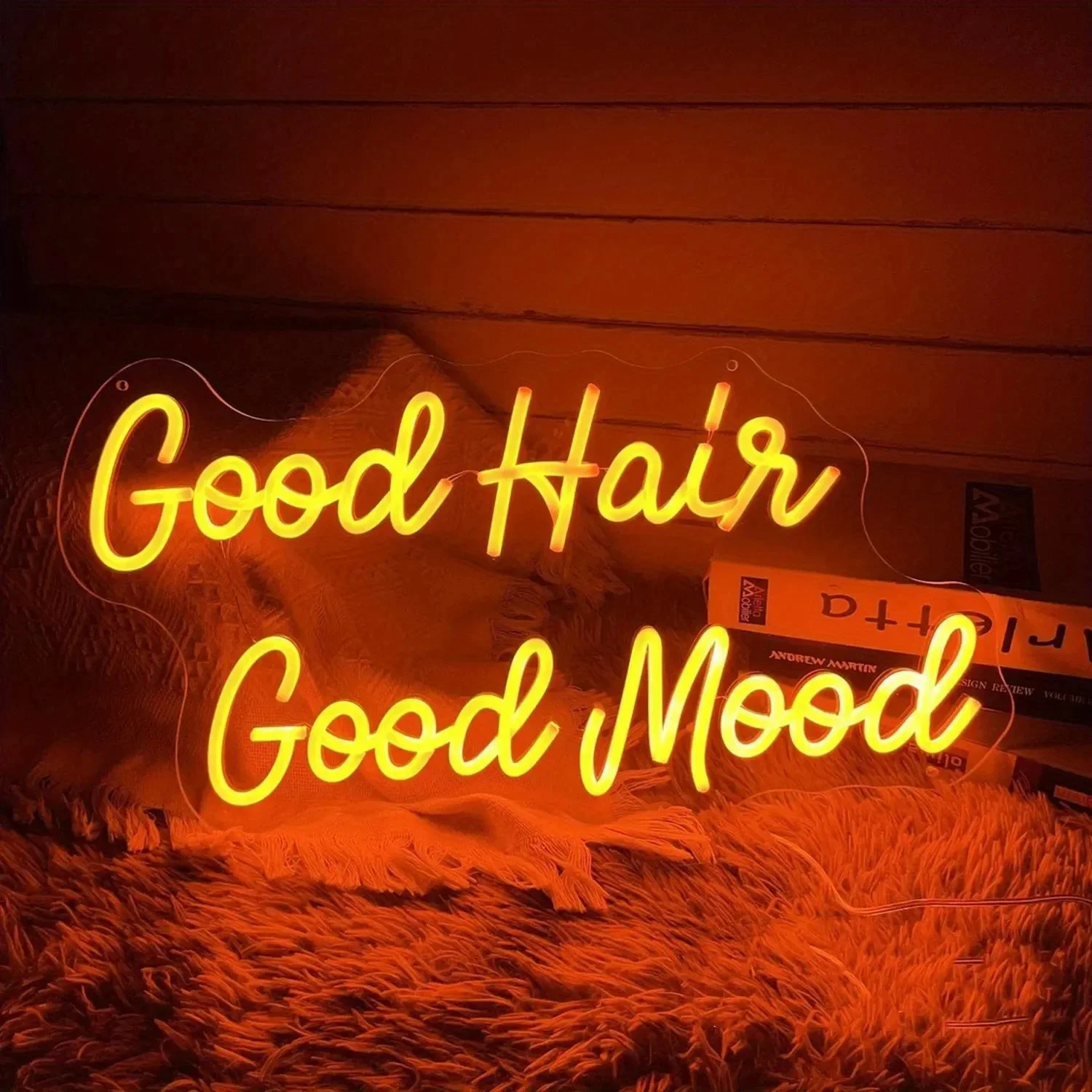 Good Hair Good Mood Neon Signs Barbershop LED Neon Signs, USB-powered Neon Sign with Dimmable Switch, Best Gift for Barbers
Good Hair Good Mood Neon Signs Barbershop LED Neon Signs, USB-powered Neon Sign with Dimmable Switch, Best Gift for Barbers