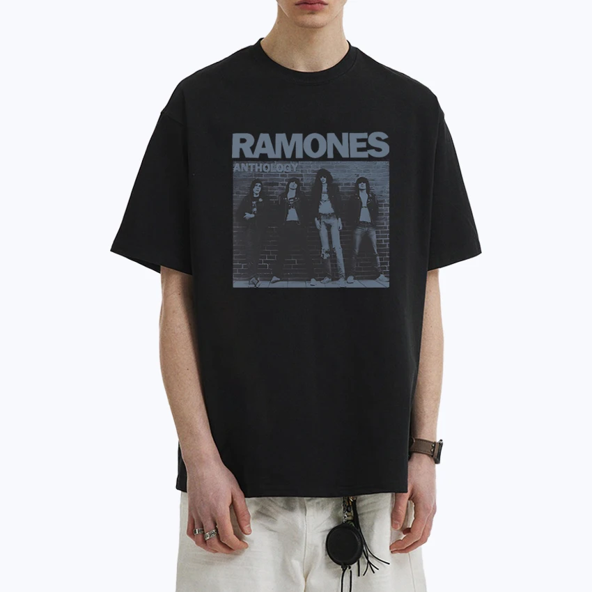 2025 Summer Ramones Retro American Oversized t-shirt Men Women 100% Cotton short sleeve t-shirts vintage Fashion Unisex clothing
2025 Summer Ramones Retro American Oversized t-shirt Men Women 100% Cotton short sleeve t-shirts vintage Fashion Unisex clothing