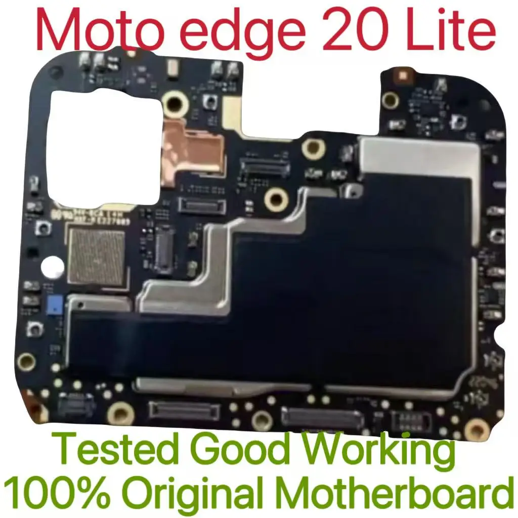 Original Unlocked Main Board For Moto edge 20 Lite Mainboard Motherboard Unlocked With Chips Circuits Flex Cable
Original Unlocked Main Board For Moto edge 20 Lite Mainboard Motherboard Unlocked With Chips Circuits Flex Cable