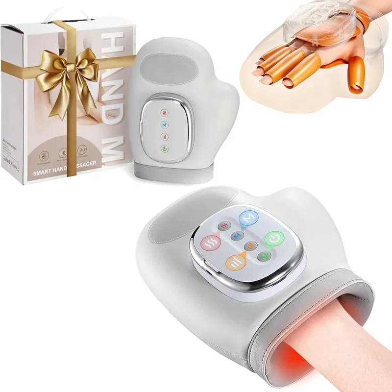 Hand Massager with Heat and Compression,Finger Massager Hand Equipment, Wrist Muscles Massagers for Arthritis Carpal Tunnel
Hand Massager with Heat and Compression,Finger Massager Hand Equipment, Wrist Muscles Massagers for Arthritis Carpal Tunnel