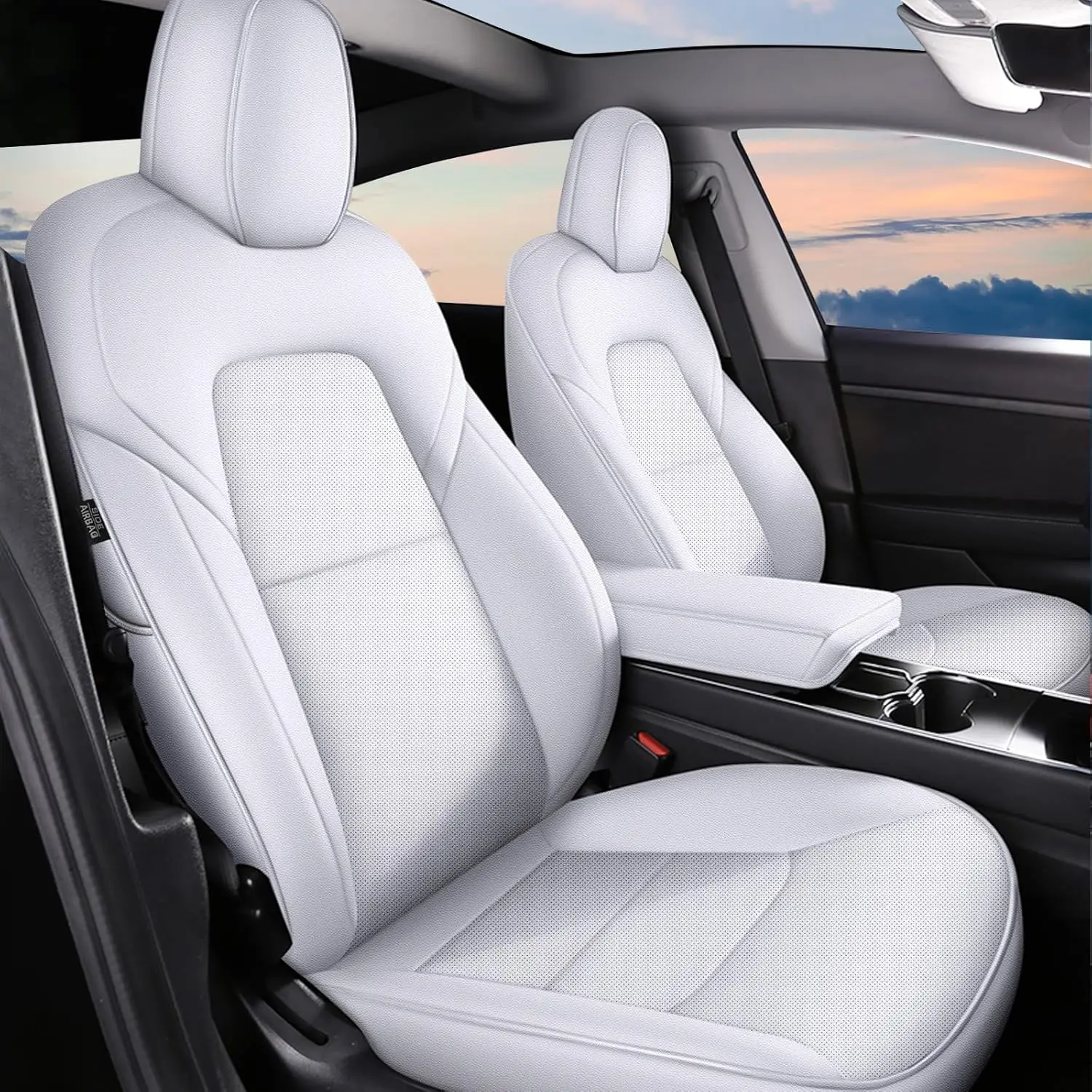 Tesla Model Y Seat Protection for 2020-2025, Customized Set, White Color
Tesla Model Y Seat Protection for 2020-2025, Customized Set, White Color