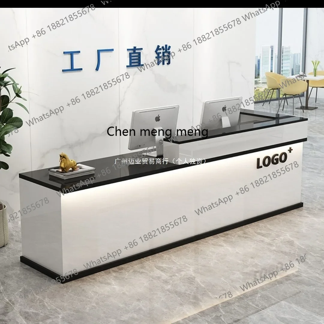 Cashier New Chinese Style Company Front Desk Desk Cabinet Clothing Store Beauty Salon Simple Reception Desk Storage
Cashier New Chinese Style Company Front Desk Desk Cabinet Clothing Store Beauty Salon Simple Reception Desk Storage