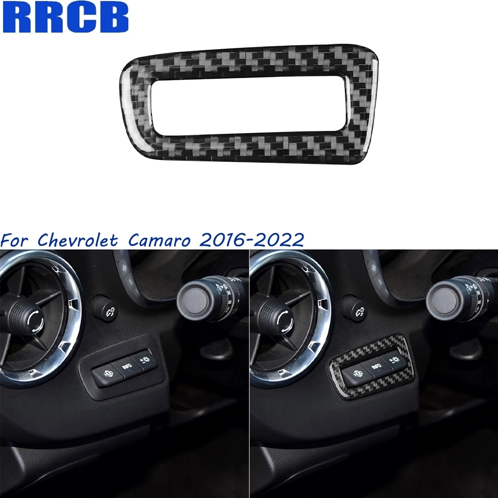 For Chevrolet Camaro 2016 2017 2018 2019 2020 2021 2022 Headlight Switch Carbon Fiber Interior Cover Sticker Car Accessories
For Chevrolet Camaro 2016 2017 2018 2019 2020 2021 2022 Headlight Switch Carbon Fiber Interior Cover Sticker Car Accessories