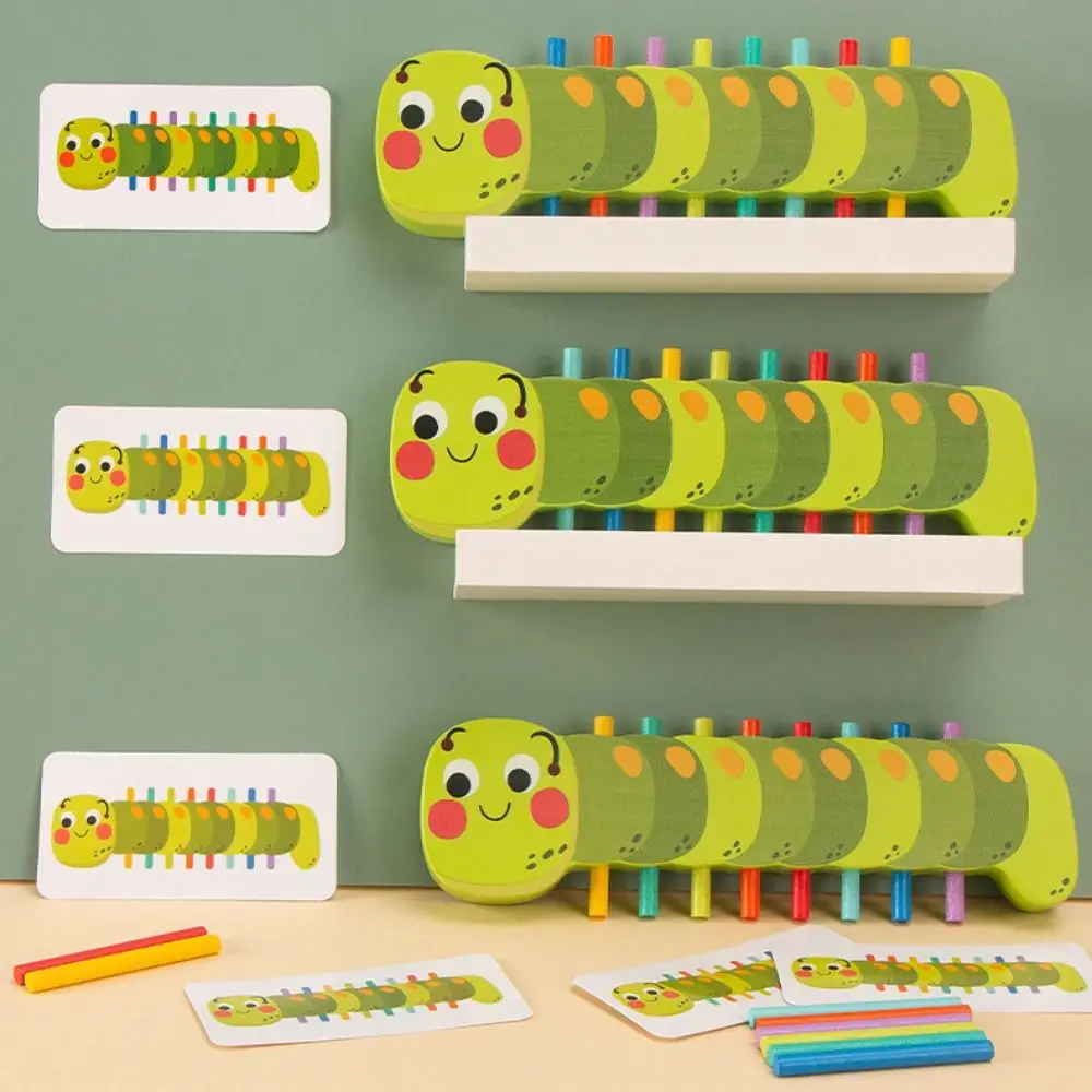 Wooden Caterpillar Color Matching Toy Color Recognition Early Learning Caterpillar Shape Sorting Toy Montessori Puzzle
Wooden Caterpillar Color Matching Toy Color Recognition Early Learning Caterpillar Shape Sorting Toy Montessori Puzzle