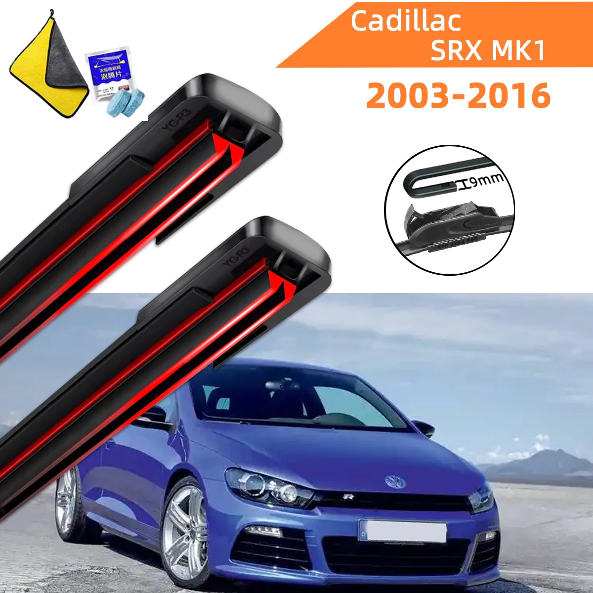 Double Rubber Car Wipers for Cadillac SRX MK1 Front Blade Brushes Cutter Automobiles Accessorie Wiper Windscreen Wear Wiper
Double Rubber Car Wipers for Cadillac SRX MK1 Front Blade Brushes Cutter Automobiles Accessorie Wiper Windscreen Wear Wiper