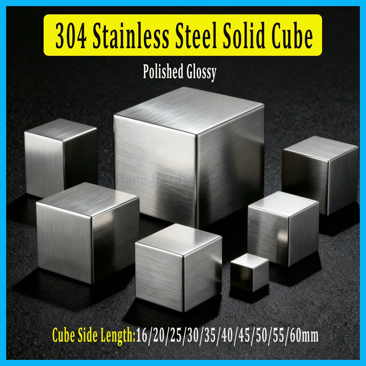 304 Stainless Steel Solid Cube, Polished Glossy Metal Block, DIY Handmade Craft Accessories Mechanical Spare Parts
304 Stainless Steel Solid Cube, Polished Glossy Metal Block, DIY Handmade Craft Accessories Mechanical Spare Parts