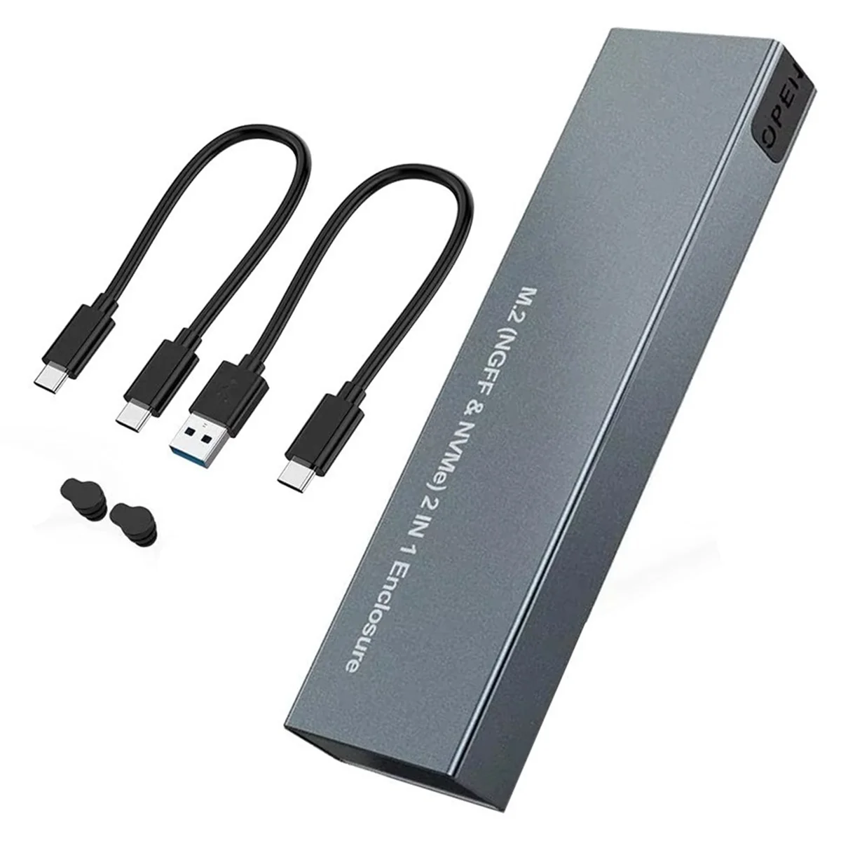 НОВЫЙ чехол для жесткого диска M.2 NVMe SSD с двумя протоколами, корпус USB3.1 Gen2 NVMe, чехол M2 SATA SSD для 2230/2242/2260/2280 B
НОВЫЙ чехол для жесткого диска M.2 NVMe SSD с двумя протоколами, корпус USB3.1 Gen2 NVMe, чехол M2 SATA SSD для 2230/2242/2260/2280 B