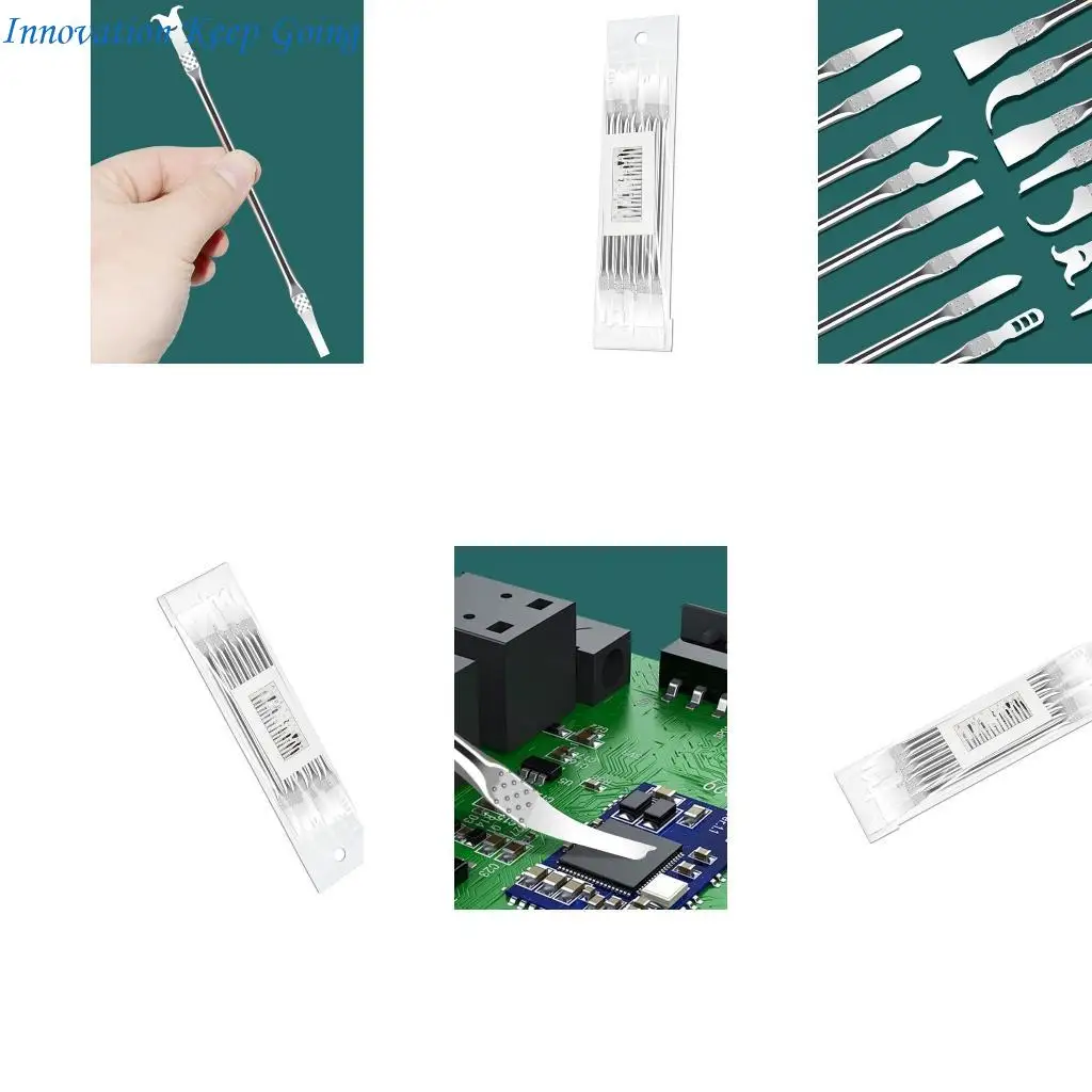 E65C 8pcs Professional Pry набор для инструментов для электроники восстановить тонкий металлический флейс для процессора и IC
E65C 8pcs Professional Pry набор для инструментов для электроники восстановить тонкий металлический флейс для процессора и IC