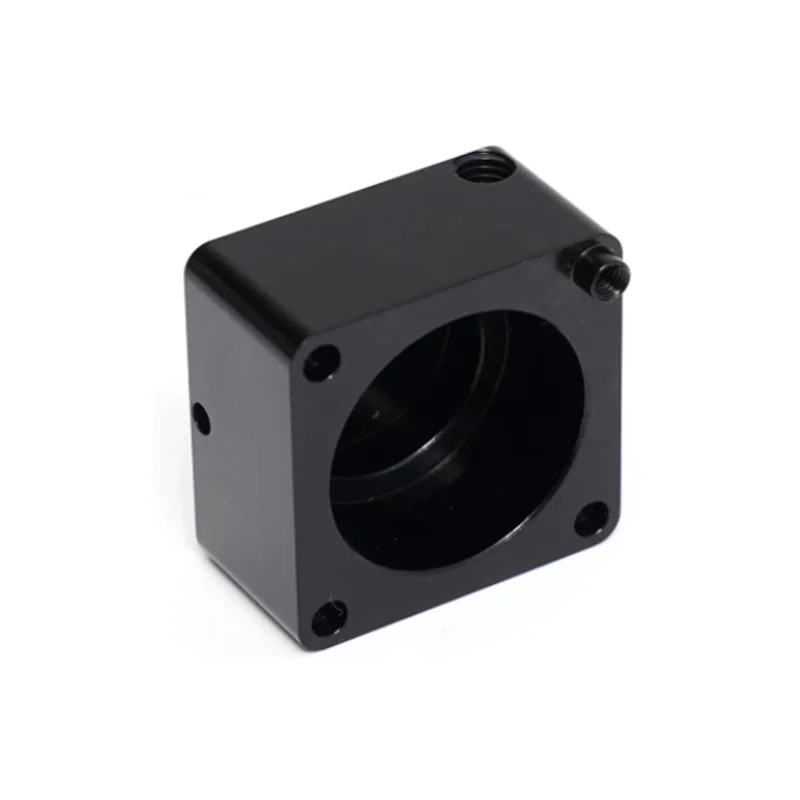 Black anodized aluminum alloy CNC precision machining machine fixing cavity equipment connection cavity fittings
Black anodized aluminum alloy CNC precision machining machine fixing cavity equipment connection cavity fittings