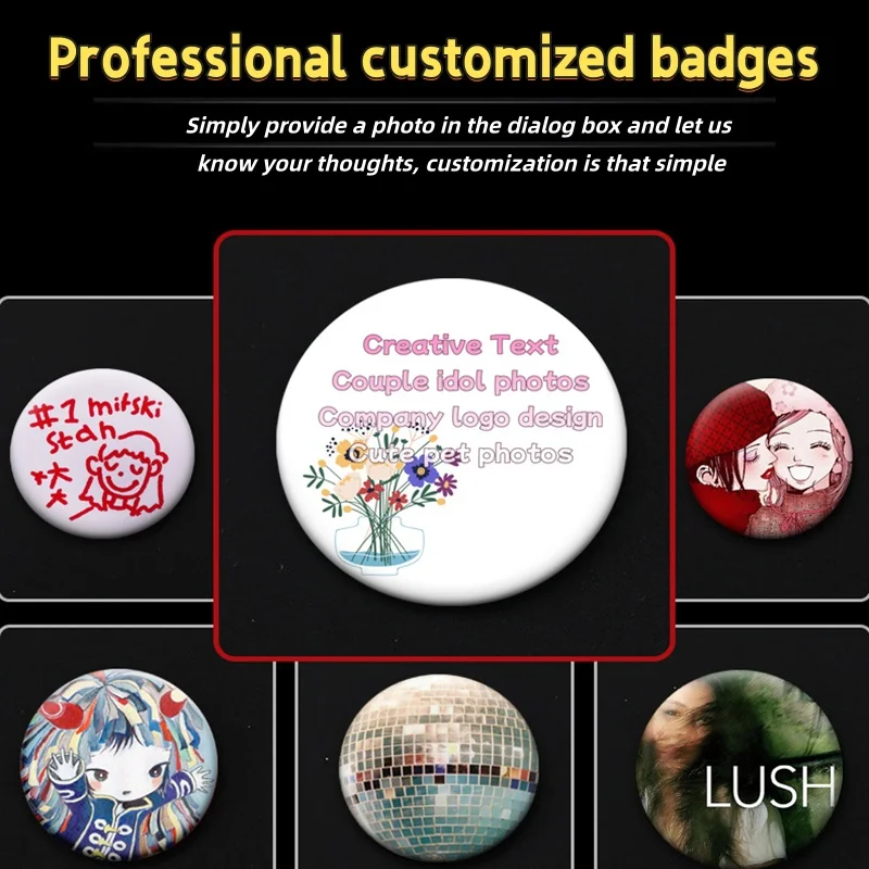 Free Design Customize Pins A Gift for A Friends Friend Star Anime Photo Professional Production Brooch Diy Creative Custom Badge
Free Design Customize Pins A Gift for A Friends Friend Star Anime Photo Professional Production Brooch Diy Creative Custom Badge