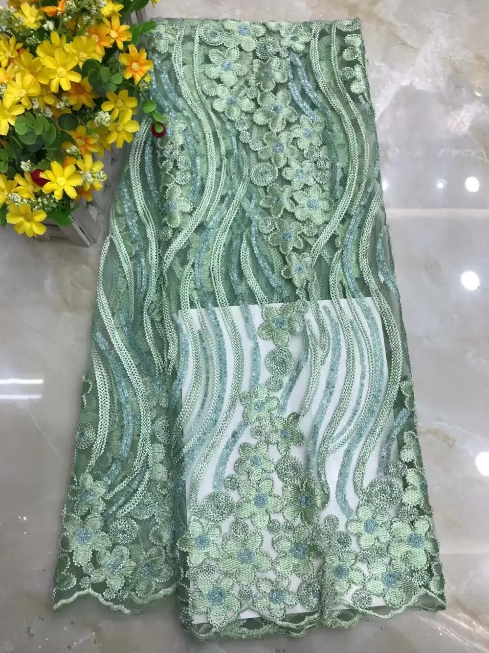 African Lace Fabric Nigerian Style Sewing Tulle Crafts Embroidery Design Banquet Wedding Dress Skirt Pattern Sequins Stack Bpodq
African Lace Fabric Nigerian Style Sewing Tulle Crafts Embroidery Design Banquet Wedding Dress Skirt Pattern Sequins Stack Bpodq