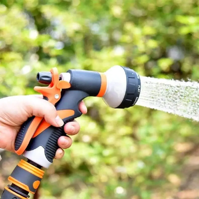 Multifunctional Spray Gun 8 Types of Water Outlet Modes for Vegetable Flower Irrigation and Car Wash Water Pistol Gardens Tools
Multifunctional Spray Gun 8 Types of Water Outlet Modes for Vegetable Flower Irrigation and Car Wash Water Pistol Gardens Tools