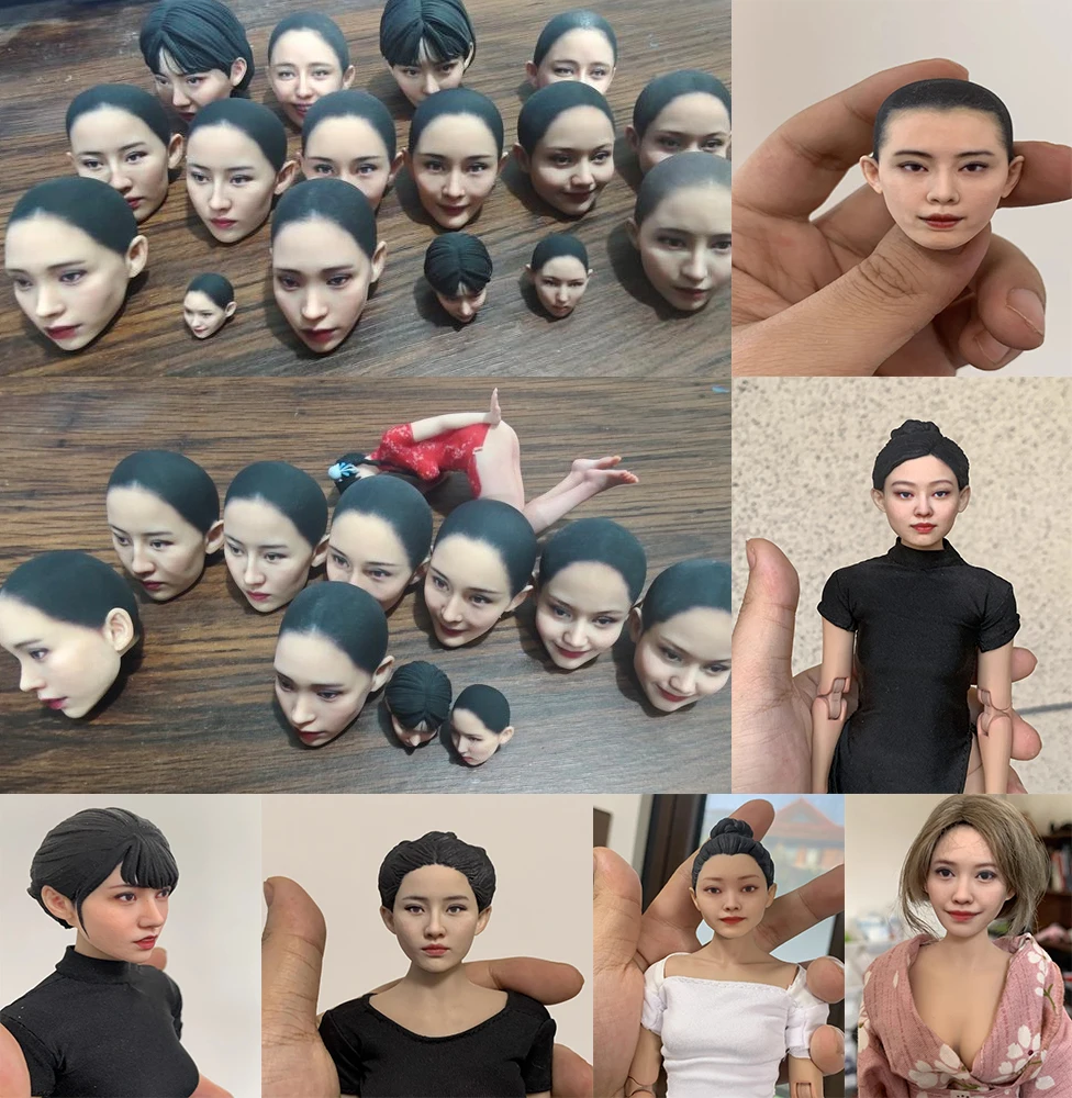 1/6 Scale Female Head Sculpt Colorful Resin Painted Model Realistic Sculpture Fit TBL PH Female Soldier Action Figure Body DIY
1/6 Scale Female Head Sculpt Colorful Resin Painted Model Realistic Sculpture Fit TBL PH Female Soldier Action Figure Body DIY