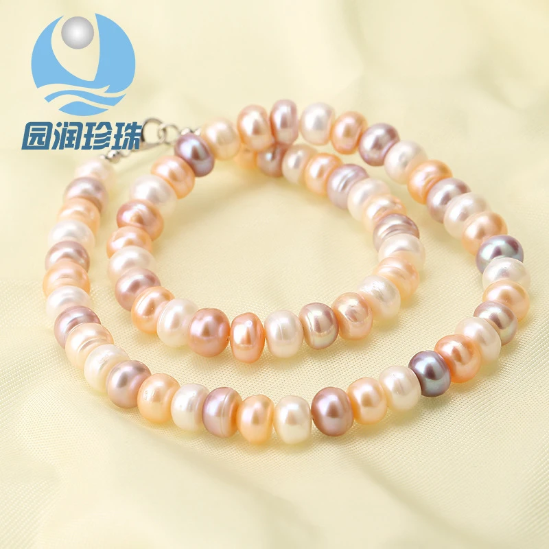 Cultured freshwater pearl necklace women, autumn winter white accessory, fashionable and versatile
Cultured freshwater pearl necklace women, autumn winter white accessory, fashionable and versatile