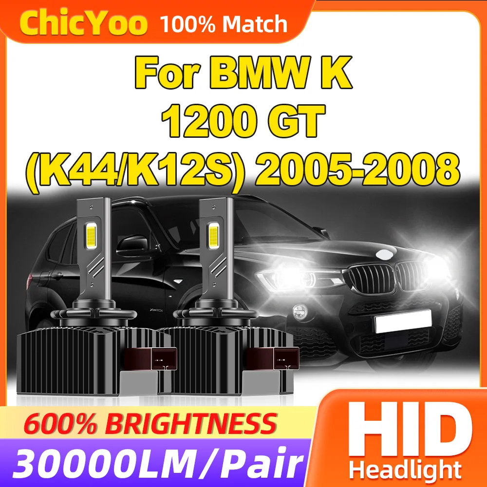 120W HID Xenon Headlight Bulbs 30000LM Xenon Lamps 6000K White 12V Car Lights For BMW K 1200 GT (K44/K12S) 2005 2007 2008
120W HID Xenon Headlight Bulbs 30000LM Xenon Lamps 6000K White 12V Car Lights For BMW K 1200 GT (K44/K12S) 2005 2007 2008