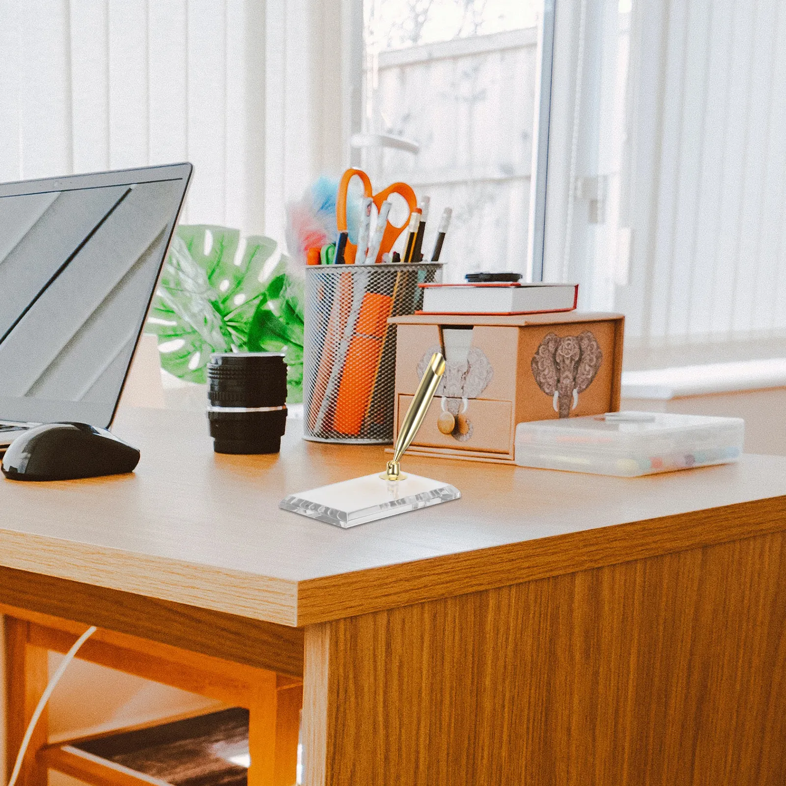 Decorative Acrylic Pen Holder Single Hole Desktop Pen Stand Solid Base Organizer for Fountain Ballpoint Pens Office Use
Decorative Acrylic Pen Holder Single Hole Desktop Pen Stand Solid Base Organizer for Fountain Ballpoint Pens Office Use
