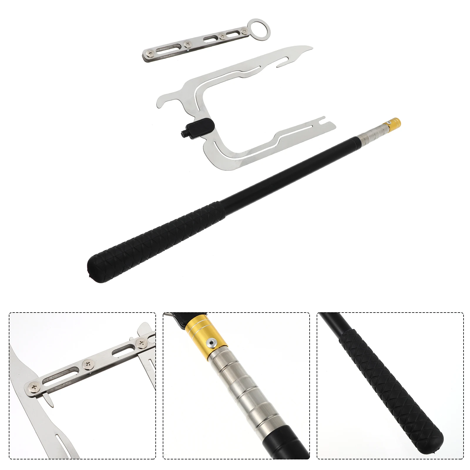 Boat Hook Telescopic 40cm to 140cm Stainless Steel Marine Accessories Tie Rope Tool Sailing Boat Puller Hooks
Boat Hook Telescopic 40cm to 140cm Stainless Steel Marine Accessories Tie Rope Tool Sailing Boat Puller Hooks