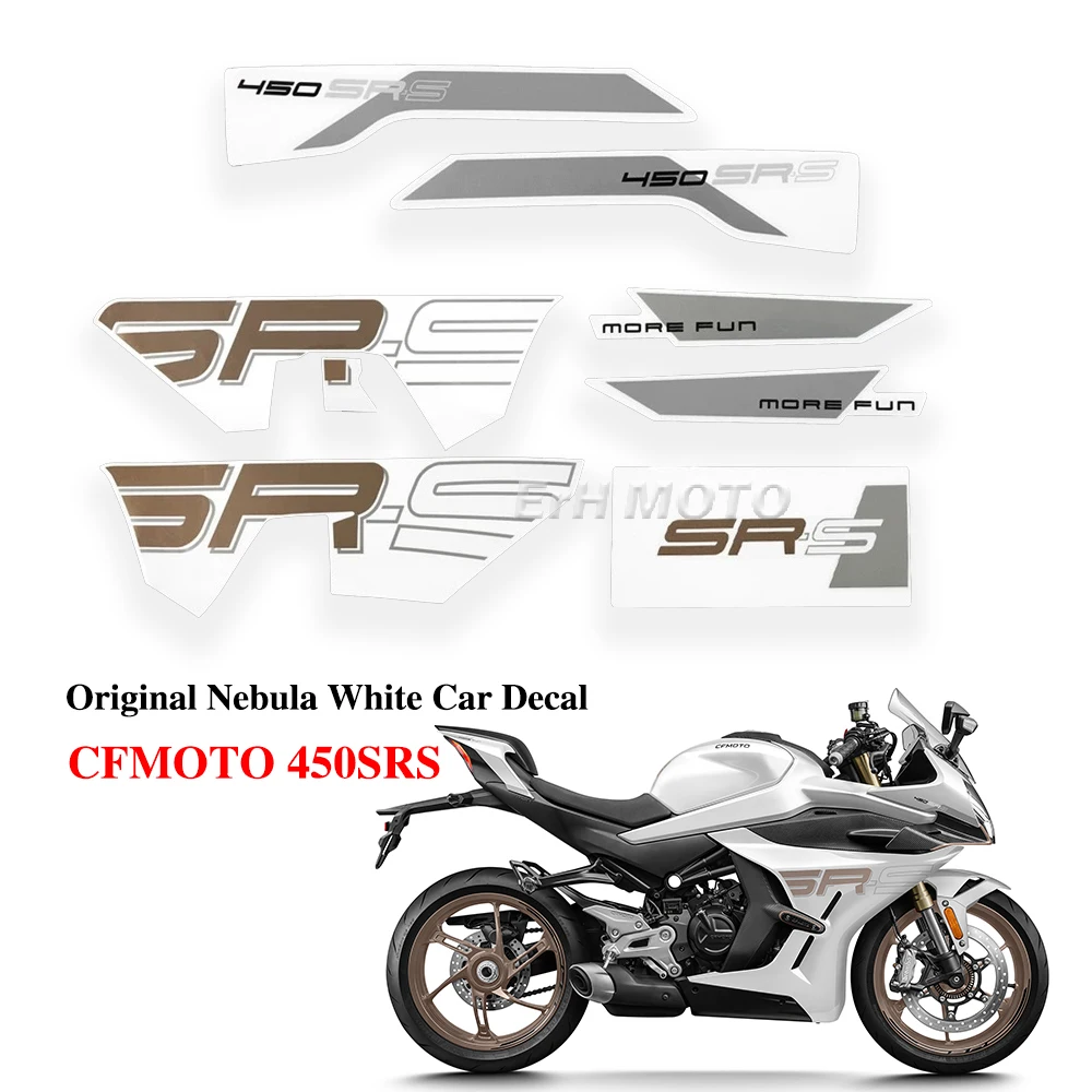 For CFMOTO 450SRS Starlight White Nebula White Car Decal Original Part Original Sricker Shell Guard Cover Sticker Version
For CFMOTO 450SRS Starlight White Nebula White Car Decal Original Part Original Sricker Shell Guard Cover Sticker Version