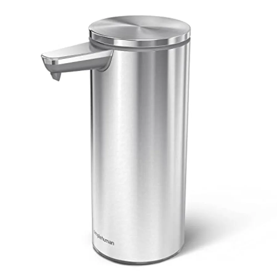 Touch-Free Rechargeable Sensor Liquid Soap Pump Dispenser for Bathroom, Brushed Stainless Steel, Silver, 9 oz. Capacity with Le
Touch-Free Rechargeable Sensor Liquid Soap Pump Dispenser for Bathroom, Brushed Stainless Steel, Silver, 9 oz. Capacity with Le