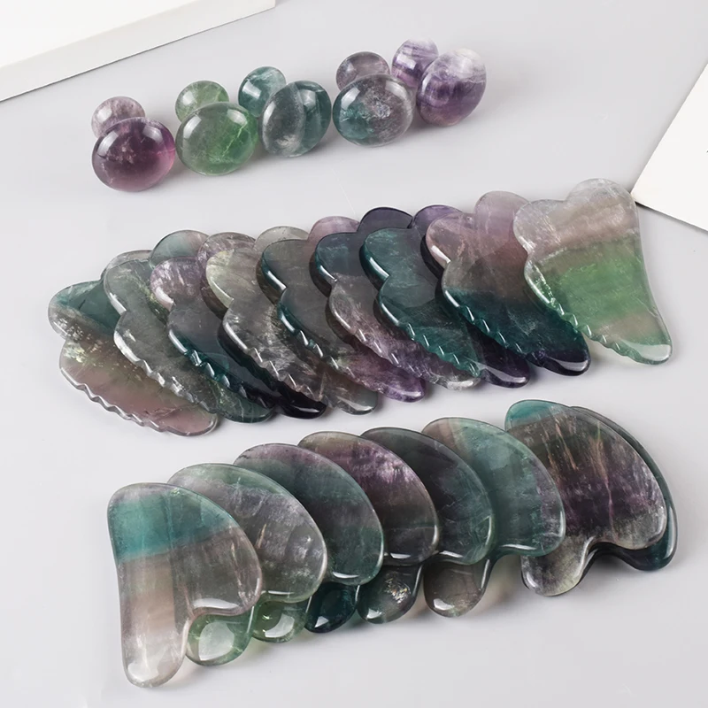 Natural Fluorite Scraper Face Care Gua She Tool Facial Skin SPA Massager Lifting Wrinkle Remover Beauty Health Neck Therapy
Natural Fluorite Scraper Face Care Gua She Tool Facial Skin SPA Massager Lifting Wrinkle Remover Beauty Health Neck Therapy
