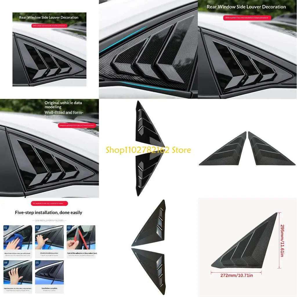 547B ABS Rear Quarter Window Cover for 2022 11th Sedan Easy Installation
547B ABS Rear Quarter Window Cover for 2022 11th Sedan Easy Installation