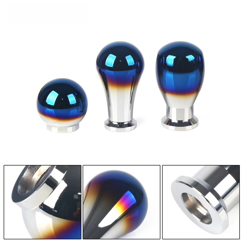 Gear Stick Lever Shifter Knob Handle 3 Style Car Universal Gear Shift Knob MT Burnt Blue Ball Aluminum 4.6cm/8cm
Gear Stick Lever Shifter Knob Handle 3 Style Car Universal Gear Shift Knob MT Burnt Blue Ball Aluminum 4.6cm/8cm
