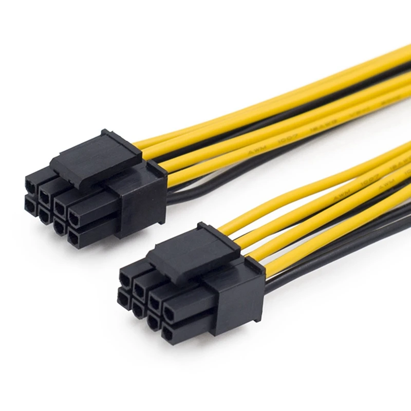 Кабель-разветвитель питания для ЦПУ, 8-контактный (мама) на 2x4+4-контактных (папа), Y-образный, 18AWG, 20 см
Кабель-разветвитель питания для ЦПУ, 8-контактный (мама) на 2x4+4-контактных (папа), Y-образный, 18AWG, 20 см