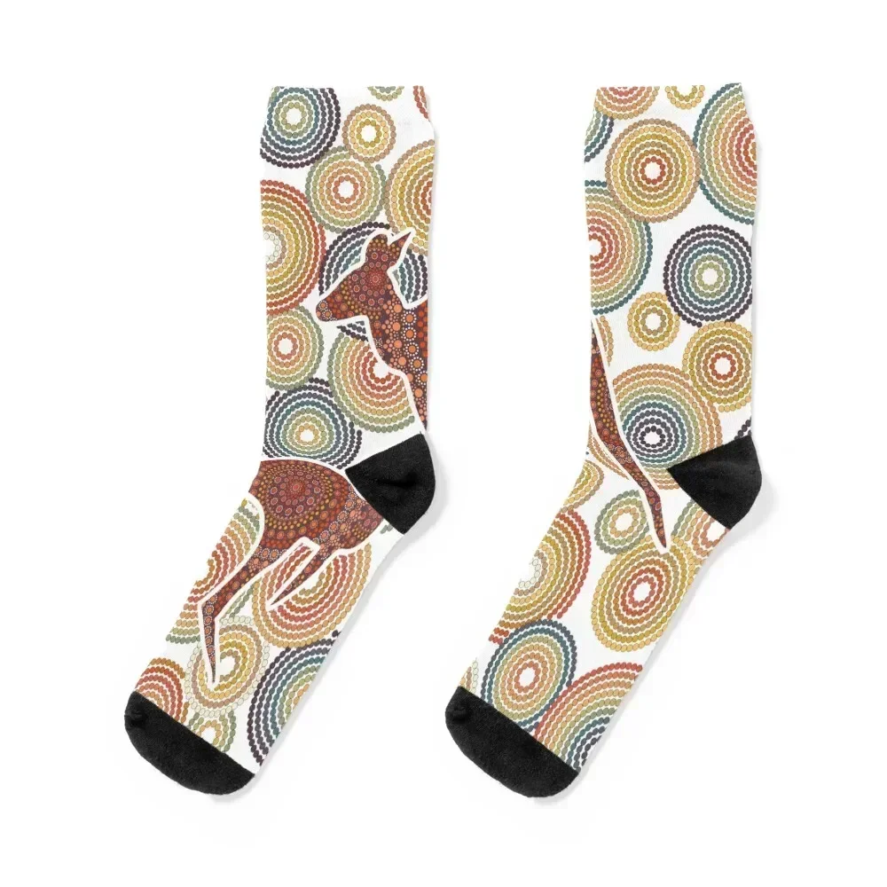Aboriginal Art Aborigine Australian Indigenous aboriginal Flag autochthon Bigambul Dots Circle Autumn blue orange Kangaroo Socks
Aboriginal Art Aborigine Australian Indigenous aboriginal Flag autochthon Bigambul Dots Circle Autumn blue orange Kangaroo Socks