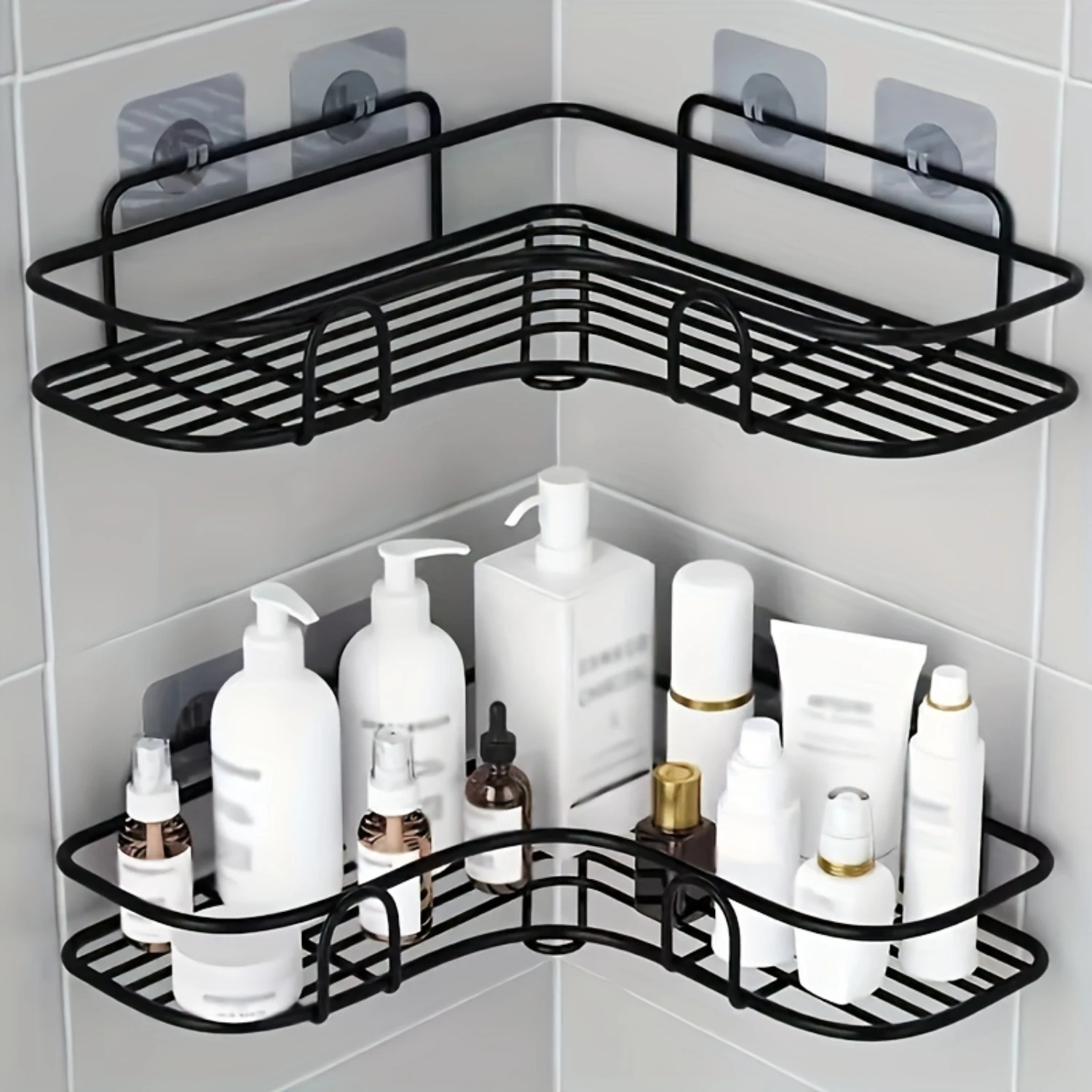 1pc Bathroom Shelf, Shower Caddy Rack, Bathroom Kitchen No Punching Triangle Rack, Shower Shelf, Shampoo Rack Holder, Bathroom
1pc Bathroom Shelf, Shower Caddy Rack, Bathroom Kitchen No Punching Triangle Rack, Shower Shelf, Shampoo Rack Holder, Bathroom