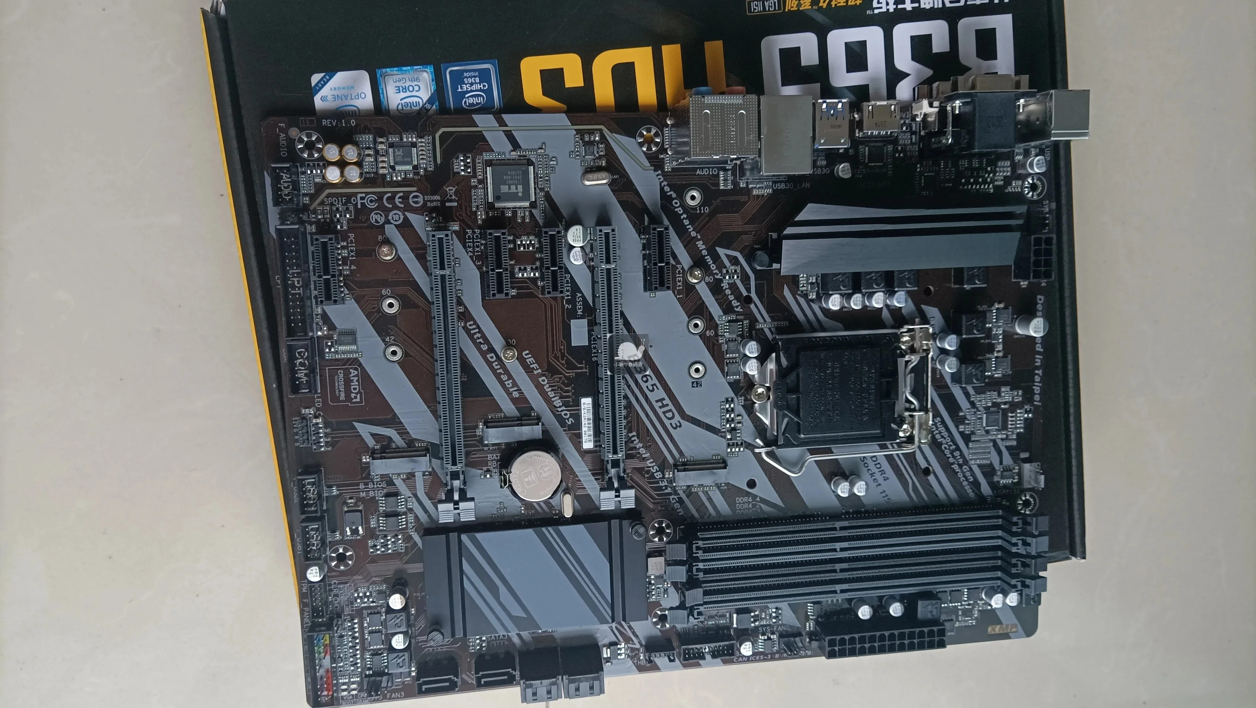 New Boxed For Gigabyte B365-HD3 Large Board DDR4 1151 Pins Support 8th Generation 9th Generation WIN7
New Boxed For Gigabyte B365-HD3 Large Board DDR4 1151 Pins Support 8th Generation 9th Generation WIN7