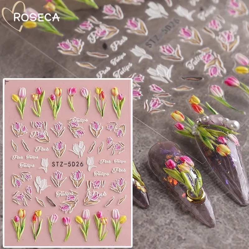 5D Nail Stickers Flowers Leaves Butterfly Self-Adhesive Slider Christmas Wedding Design Embossed Decal Nail Accessories Beauty01
5D Nail Stickers Flowers Leaves Butterfly Self-Adhesive Slider Christmas Wedding Design Embossed Decal Nail Accessories Beauty01