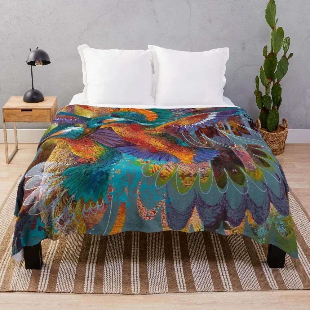 Forest Kingfishers Throw Blanket All Season Soft Lightweight Blanket for Home
Forest Kingfishers Throw Blanket All Season Soft Lightweight Blanket for Home