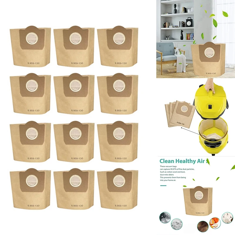 Dust Bags Replacement For Karcher 6.959-130 A2204 A2656 WD3200 WD3300 MV3 MV3 Vacuum Cleaner Dust Bag Spare Parts
Dust Bags Replacement For Karcher 6.959-130 A2204 A2656 WD3200 WD3300 MV3 MV3 Vacuum Cleaner Dust Bag Spare Parts