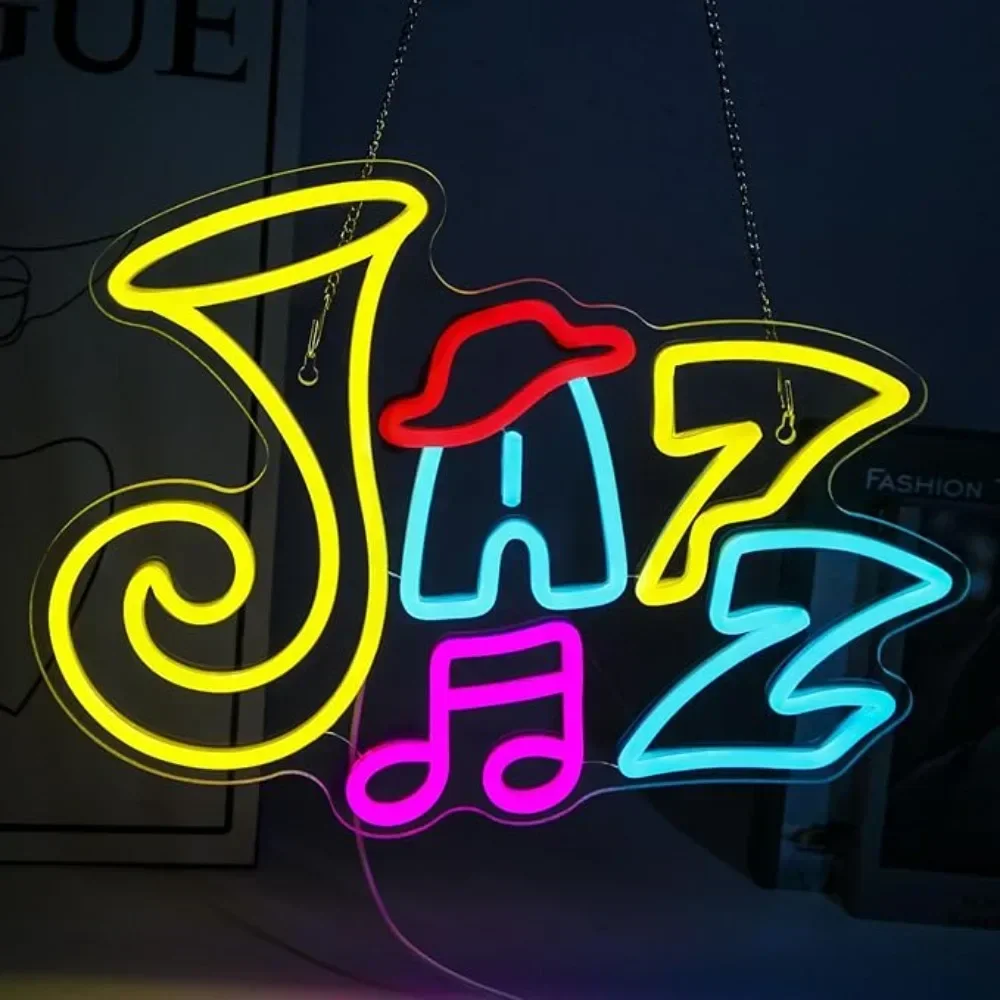 Современная неоновая вывеска JAZZ с музыкальной нотой, светодиодный настенный декор для джаз-бара, музыкальной студии, домашнего интерьера, винтажное атмосферное освещение, подарок
Современная неоновая вывеска JAZZ с музыкальной нотой, светодиодный настенный декор для джаз-бара, музыкальной студии, домашнего интерьера, винтажное атмосферное освещение, подарок