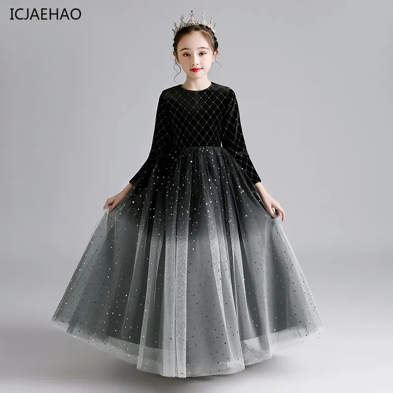 2025 Princess Dresses Children Party Wedding Clothing Elegant Kids Dress Blingbling Premium Girls Long Sleeve Costume Vestido
2025 Princess Dresses Children Party Wedding Clothing Elegant Kids Dress Blingbling Premium Girls Long Sleeve Costume Vestido