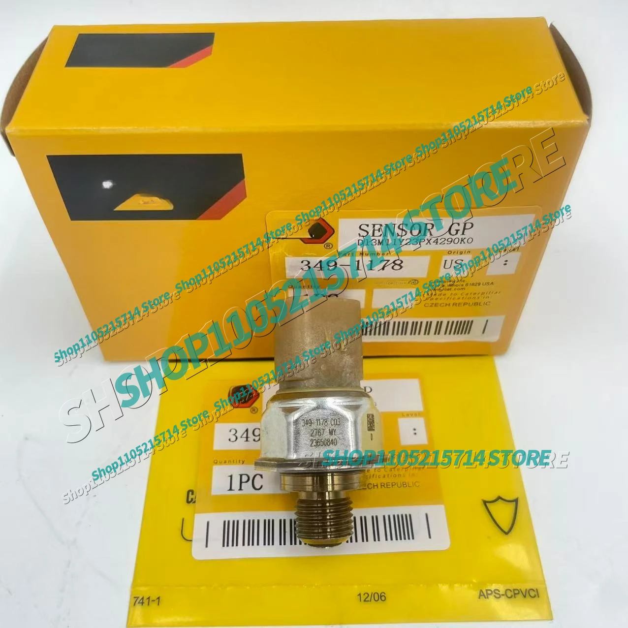 7PP4-4 349-1178 For C18 988H 54 Fuel Oil Pressure Sensor
7PP4-4 349-1178 For C18 988H 54 Fuel Oil Pressure Sensor