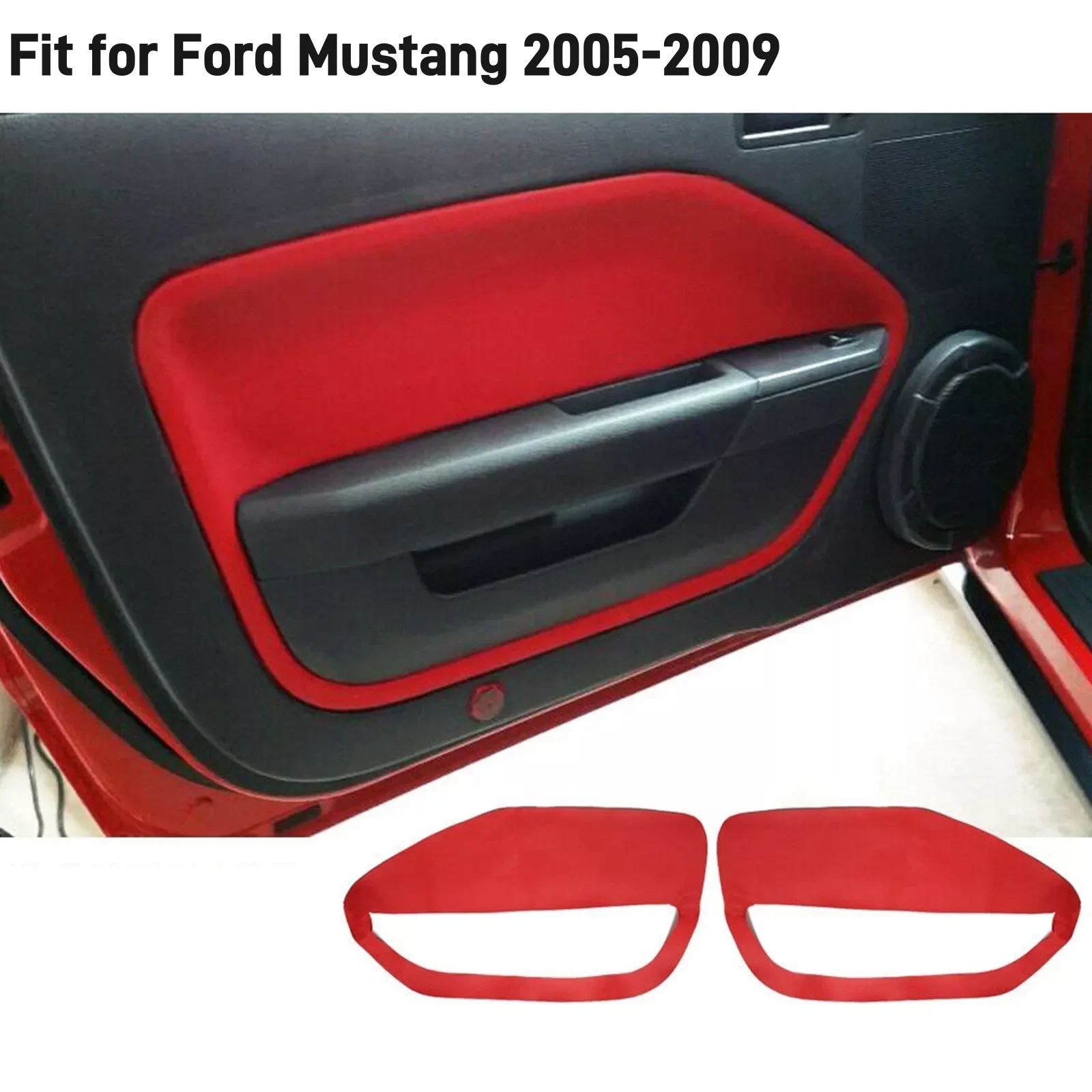 ПАРА дверных панелей, вставные карты, кожаный чехол, подходит для Ford Mustang 2005-2009 2006 2007 2008, красная кожа из сверхтонкого волокна
ПАРА дверных панелей, вставные карты, кожаный чехол, подходит для Ford Mustang 2005-2009 2006 2007 2008, красная кожа из сверхтонкого волокна