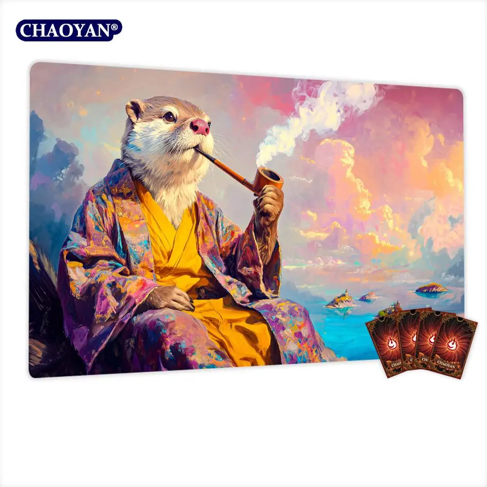 Flower Robe Otter Warlock MTG Playmat Magic Card Battle Mat Non-Slip Durable 35X60cm Commander playmat Board Game Mat for TCG
Flower Robe Otter Warlock MTG Playmat Magic Card Battle Mat Non-Slip Durable 35X60cm Commander playmat Board Game Mat for TCG