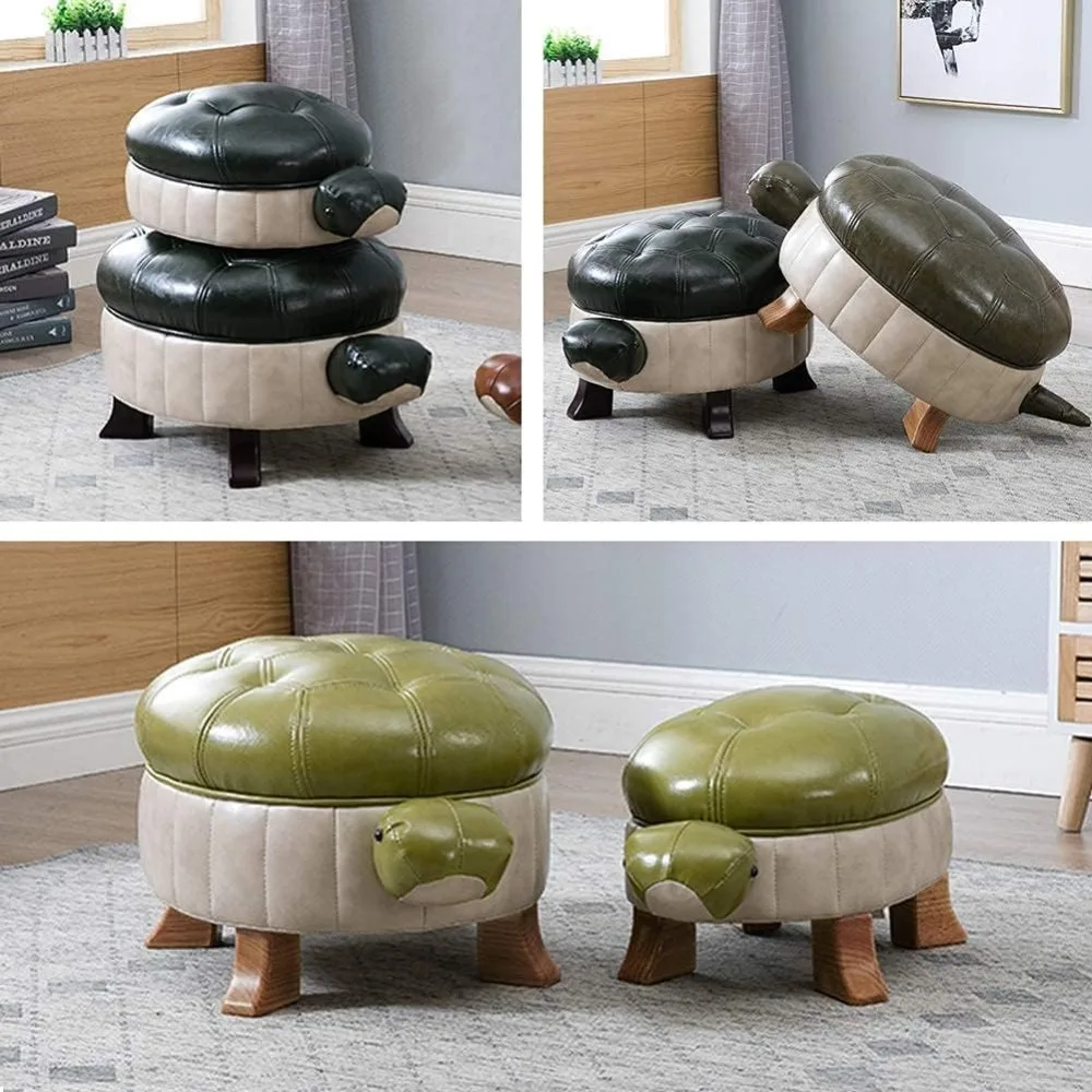 Animal Footstool Turtle Upholstered Ottoman PU Leather Pouf Wood Foot Stool Rest for Living Room Bedroom Sofa Bench Seat Chair,
Animal Footstool Turtle Upholstered Ottoman PU Leather Pouf Wood Foot Stool Rest for Living Room Bedroom Sofa Bench Seat Chair,