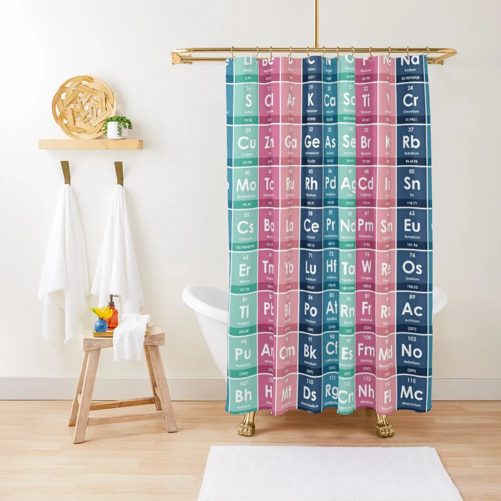 Elements of the Periodic Table Shower Curtain Waterproof Shower And Anti-Mold Shower Sets For Bathroom Curtain
Elements of the Periodic Table Shower Curtain Waterproof Shower And Anti-Mold Shower Sets For Bathroom Curtain