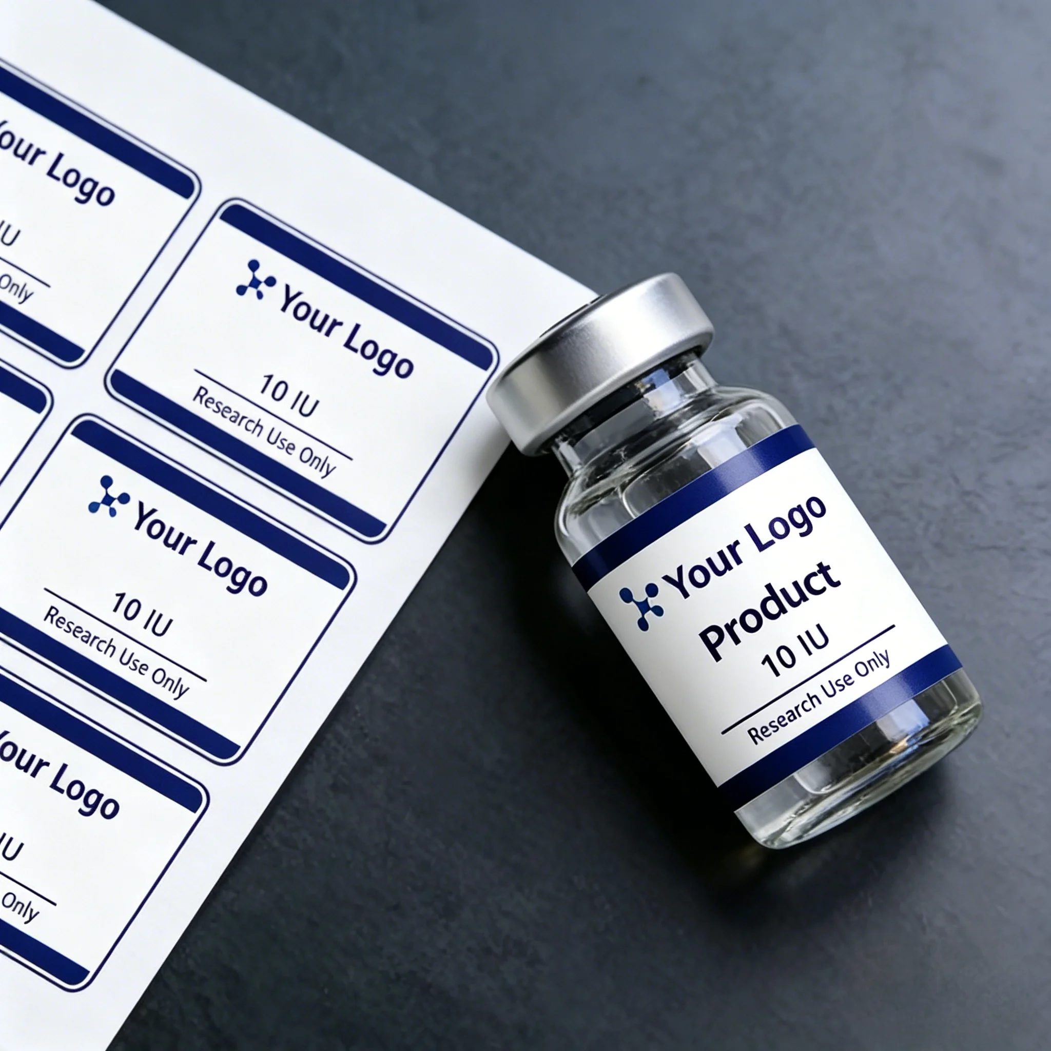 Premium Waterproof Vinyl Peptide Bottle Labels,Cosmetic Stickers for 3ml 5ml 10ml Peptide Powder Bottles
Premium Waterproof Vinyl Peptide Bottle Labels,Cosmetic Stickers for 3ml 5ml 10ml Peptide Powder Bottles