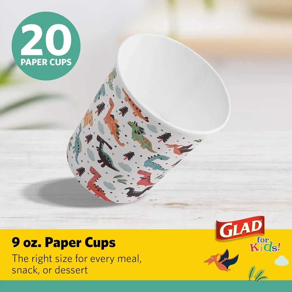 US Shipping Dinosaur Paper Cups for Kids Heavy Duty Soak Proof Disposable Party Drink Cups for Cold Beverages Juice Water
US Shipping Dinosaur Paper Cups for Kids Heavy Duty Soak Proof Disposable Party Drink Cups for Cold Beverages Juice Water