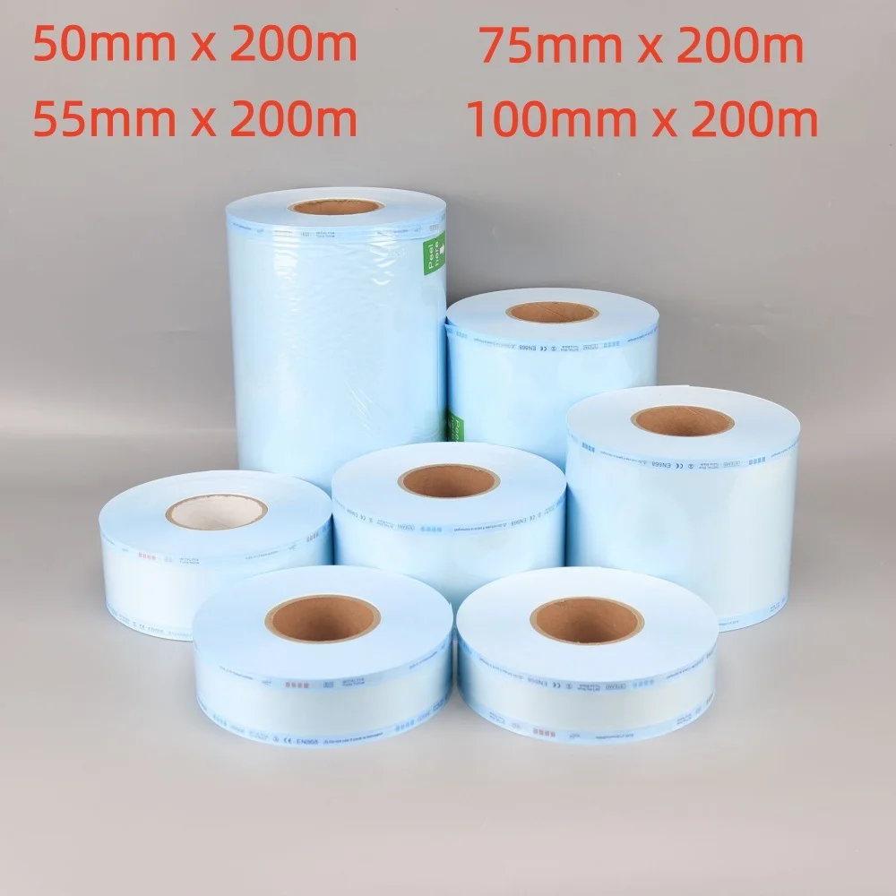 200M/Roll Self Seal Sterilization Pouch Disposable Autoclave Sterilizer Bag Pouch Medical Grade Paper Dental Tattoo Accessories
200M/Roll Self Seal Sterilization Pouch Disposable Autoclave Sterilizer Bag Pouch Medical Grade Paper Dental Tattoo Accessories