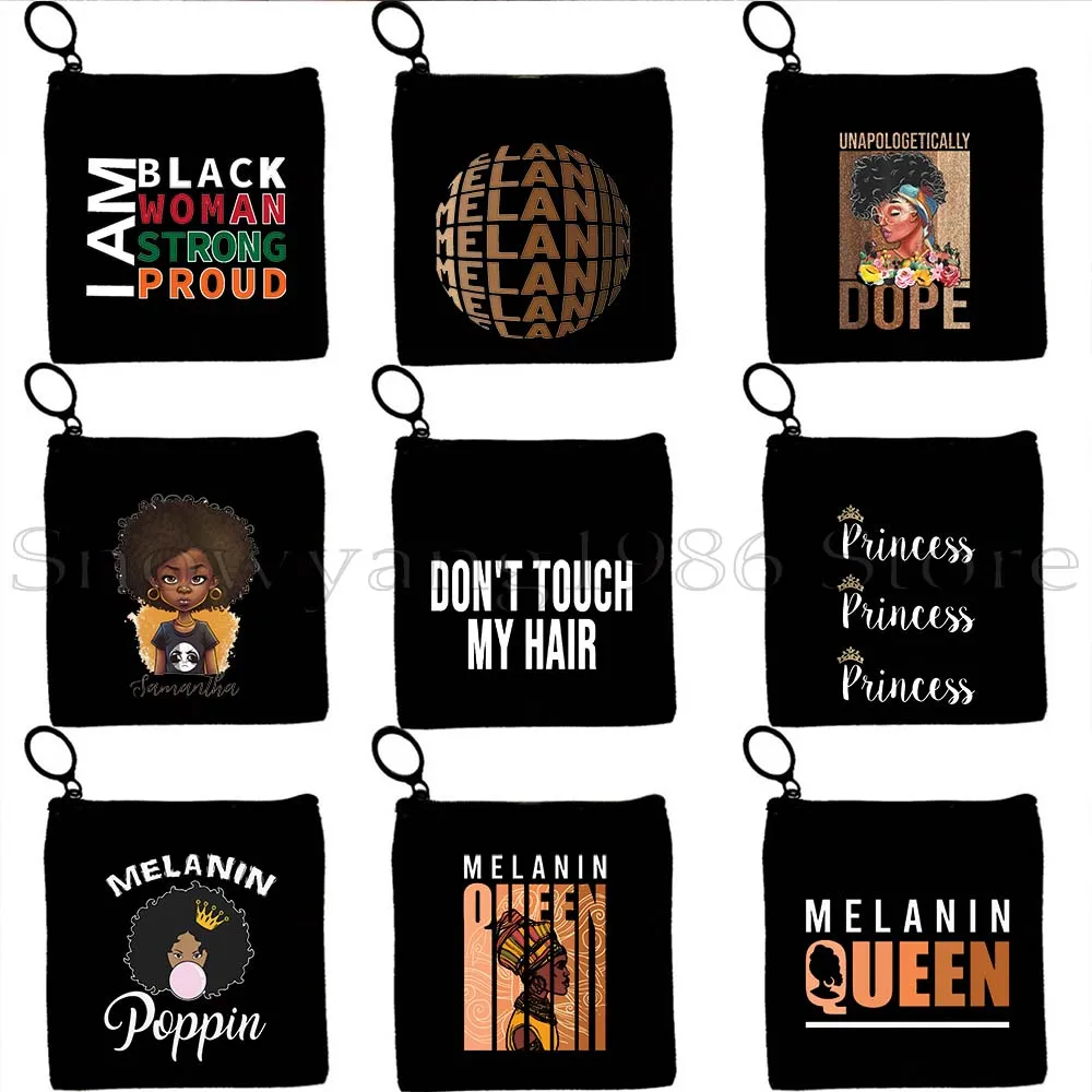 Melanin Poppin Afro Woman Black Girls African Gifts Black Queen Canvas Coin Purse Canvas Small Square Bag Key Storage Card Bag
Melanin Poppin Afro Woman Black Girls African Gifts Black Queen Canvas Coin Purse Canvas Small Square Bag Key Storage Card Bag
