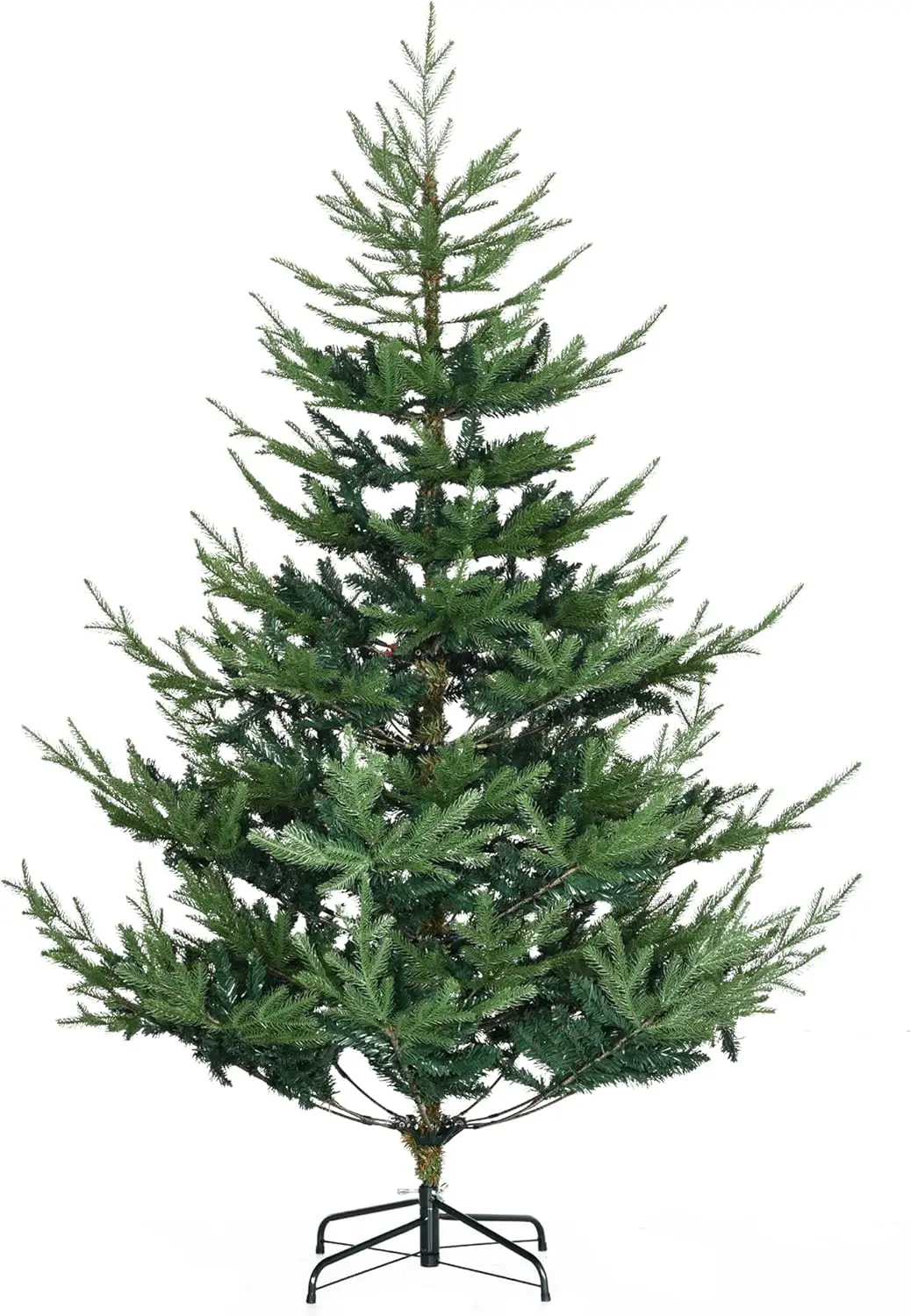 HOMCOM 6 Foot Artificial Christmas Tree, Pine Hinged Xmas Tree with 795 Realistic Branches, Steel Base, Auto Open
HOMCOM 6 Foot Artificial Christmas Tree, Pine Hinged Xmas Tree with 795 Realistic Branches, Steel Base, Auto Open
